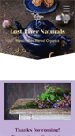 Mobile Screenshot of lostrivernaturals.com