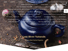 Tablet Screenshot of lostrivernaturals.com